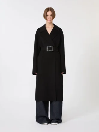 Płaszcz z Pure Wool, czarny