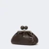 Średniej wielkości torebka Pasticcino z nadrukiem imitującym skórę krokodyla, ciemnobrązowa Średniej wielkości torebka Pasticcino z nadrukiem imitującym skórę krokodyla, ciemnobrązowa