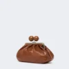 Średniej wielkości torebka Pasticcino z nadrukiem imitującym skórę krokodyla, czerwono-brązowa Średniej wielkości torebka Pasticcino z nadrukiem imitującym skórę krokodyla, czerwono-brązowa
