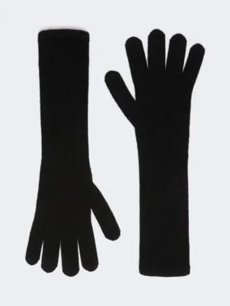 Rękawiczki z kaszmiru, czarne