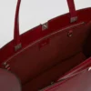 Skórzana torba typu tote, kolor bordowy Skórzana torba typu tote, kolor bordowy