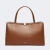 Skórzana torba typu tote, kolor tytoniowy Skórzana torba typu tote, kolor tytoniowy