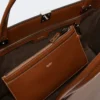 Skórzana torba typu tote, kolor tytoniowy Skórzana torba typu tote, kolor tytoniowy