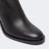 Skórzane buty, czarne Skórzane buty, czarne