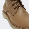 Skórzane buty typu combat, kolor orzechowy Skórzane buty typu combat, kolor orzechowy