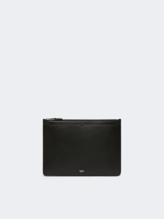 Skórzane etui na tablet, czarne
