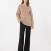Sweter oversize z moheru i lureksu, kolor miedziany Sweter oversize z moheru i lureksu, kolor miedziany