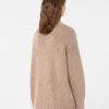 Sweter oversize z moheru i lureksu, kolor miedziany Sweter oversize z moheru i lureksu, kolor miedziany