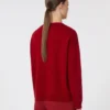Sweter oversize z wełny i kaszmiru, ciemnoczerwony Sweter oversize z wełny i kaszmiru, ciemnoczerwony