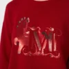 Sweter oversize z wełny i kaszmiru, ciemnoczerwony Sweter oversize z wełny i kaszmiru, ciemnoczerwony