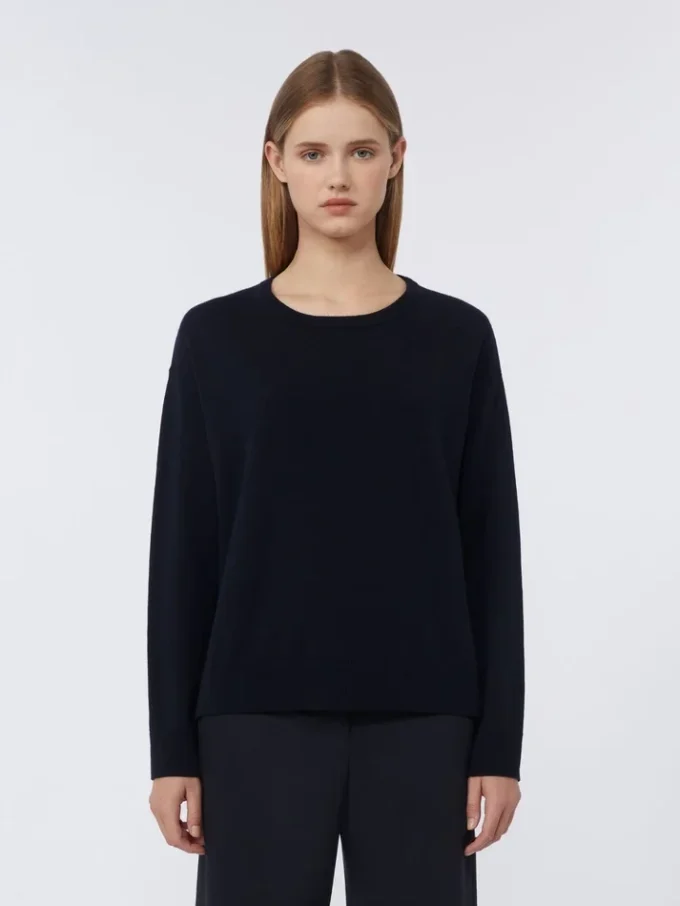 Sweter oversize z wełny, kolor ultramaryna Sweter oversize z wełny, kolor ultramaryna