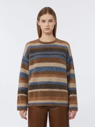 Sweter z alpaki i wełny, beżowy Sweter z alpaki i wełny, beżowy