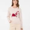 Sweter z kaszmiru z wstawką, kolor piaskowy Sweter z kaszmiru z wstawką, kolor piaskowy