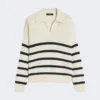Sweter z przędzy bawełnianej, granatowy Sweter z przędzy bawełnianej, granatowy