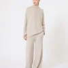 Sweter z przędzy kaszmirowej, beżowy Sweter z przędzy kaszmirowej, beżowy