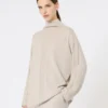 Sweter z przędzy kaszmirowej, beżowy Sweter z przędzy kaszmirowej, beżowy