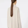 Sweter z przędzy kaszmirowej, beżowy Sweter z przędzy kaszmirowej, beżowy