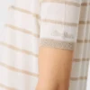 Sweter z przędzy kaszmirowej i jedwabnej, beżowy Sweter z przędzy kaszmirowej i jedwabnej, beżowy