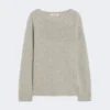 Sweter z wełny i kaszmiru, beżowy Sweter z wełny i kaszmiru, beżowy