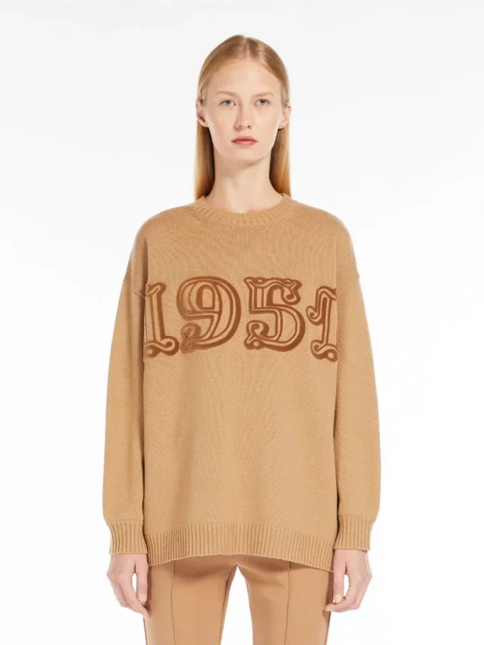 Sweter z wełny i kaszmiru, kolor camel Sweter z wełny i kaszmiru, kolor camel