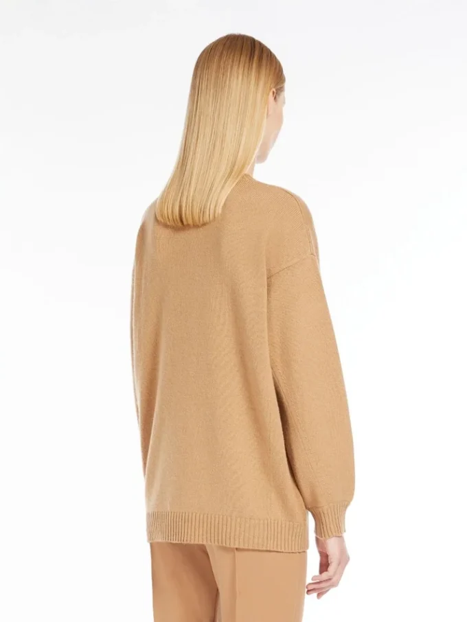 Sweter z wełny i kaszmiru, kolor camel Sweter z wełny i kaszmiru, kolor camel