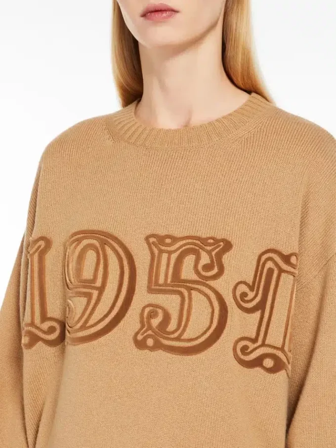 Sweter z wełny i kaszmiru, kolor camel Sweter z wełny i kaszmiru, kolor camel