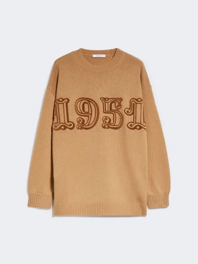 Sweter z wełny i kaszmiru, kolor camel Sweter z wełny i kaszmiru, kolor camel
