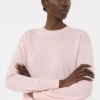 Sweter z wełny i kaszmiru, różowy Sweter z wełny i kaszmiru, różowy