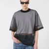 T-shirt z bawełnianą warstwą wierzchnią, optyczna biel
