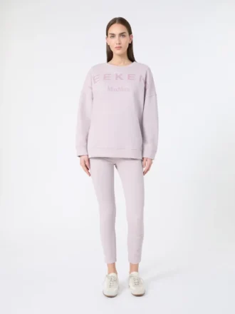 Techniczne legginsy z dżerseju, liliowe Techniczne legginsy z dżerseju, liliowe