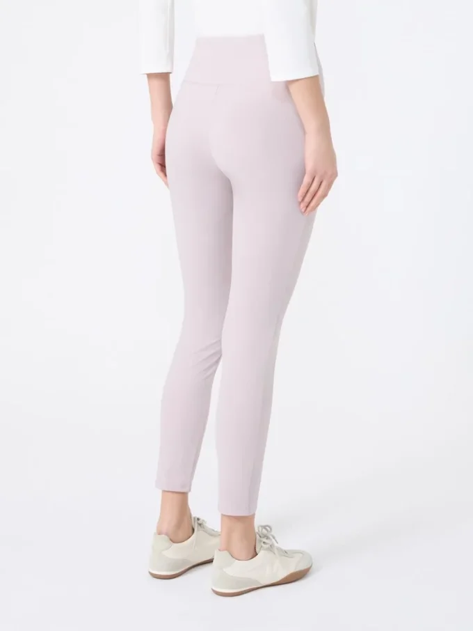 Techniczne legginsy z dżerseju, liliowe Techniczne legginsy z dżerseju, liliowe