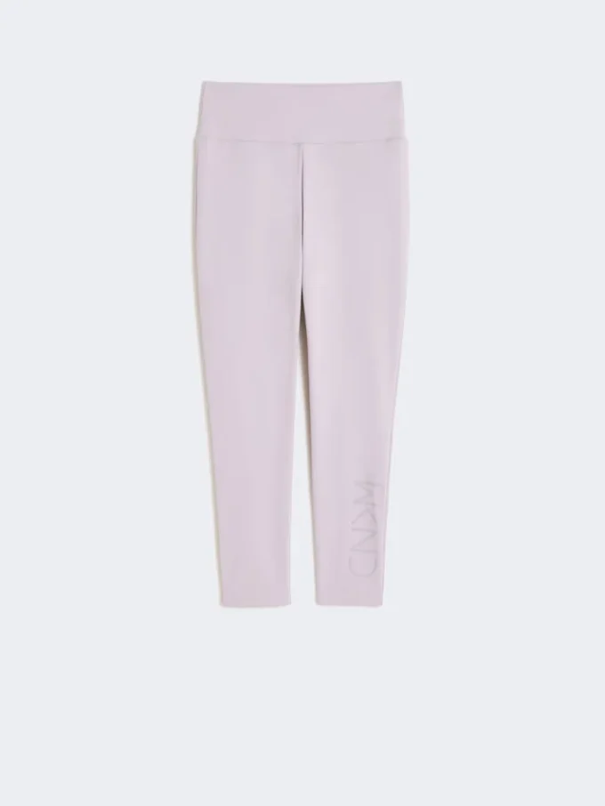 Techniczne legginsy z dżerseju, liliowe Techniczne legginsy z dżerseju, liliowe