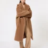 Teddy Bear Icon Coat, kolor camel