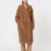 Teddy Bear Icon Coat, kolor camel