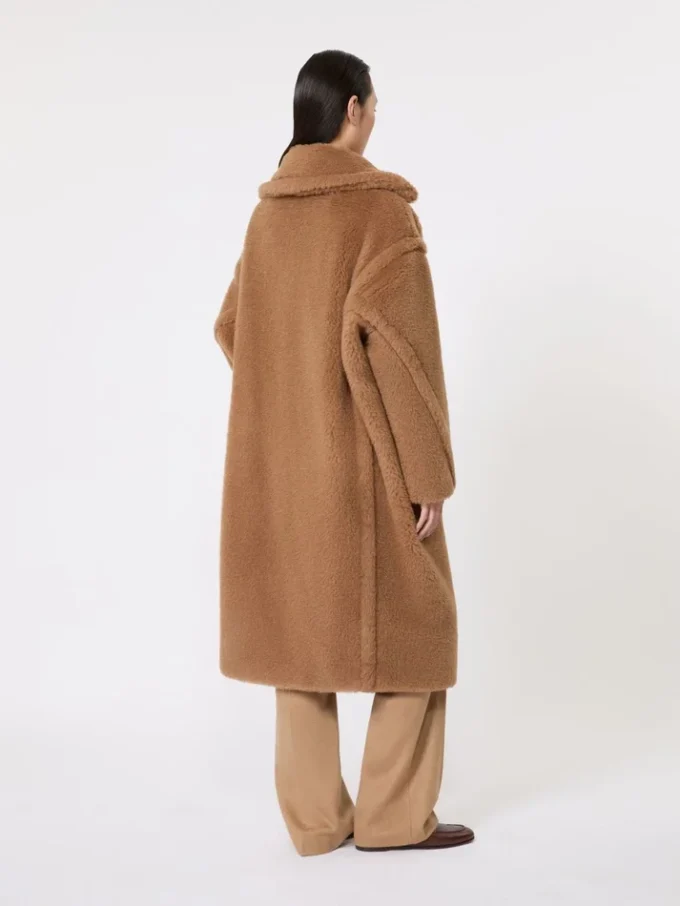 Teddy Bear Icon Coat, kolor camel