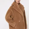 Teddy Bear Icon Coat, kolor camel