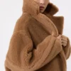 Teddy Bear Icon Coat, kolor camel