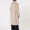 Teddy Bear Icon Coat z alpaki i wełny, beżowy