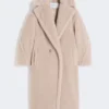 Teddy Bear Icon Coat z alpaki i wełny, beżowy