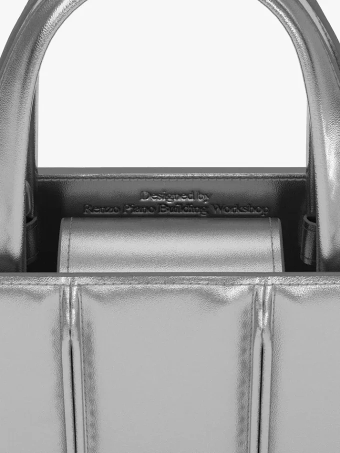 Torebka Max Mara Whitney 2 – Nano, srebrna