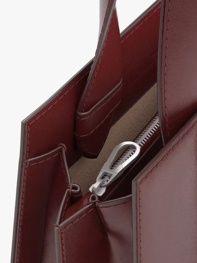 Torebka Max Mara Whitney 3 – mikro, czerwona