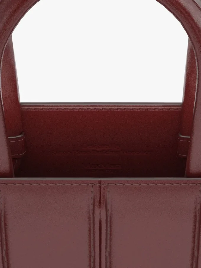 Torebka Max Mara Whitney 3 – mikro, czerwona