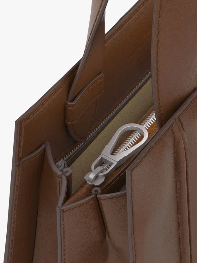 Torebka Max Mara Whitney 4 – mała, bursztynowo-brązowa