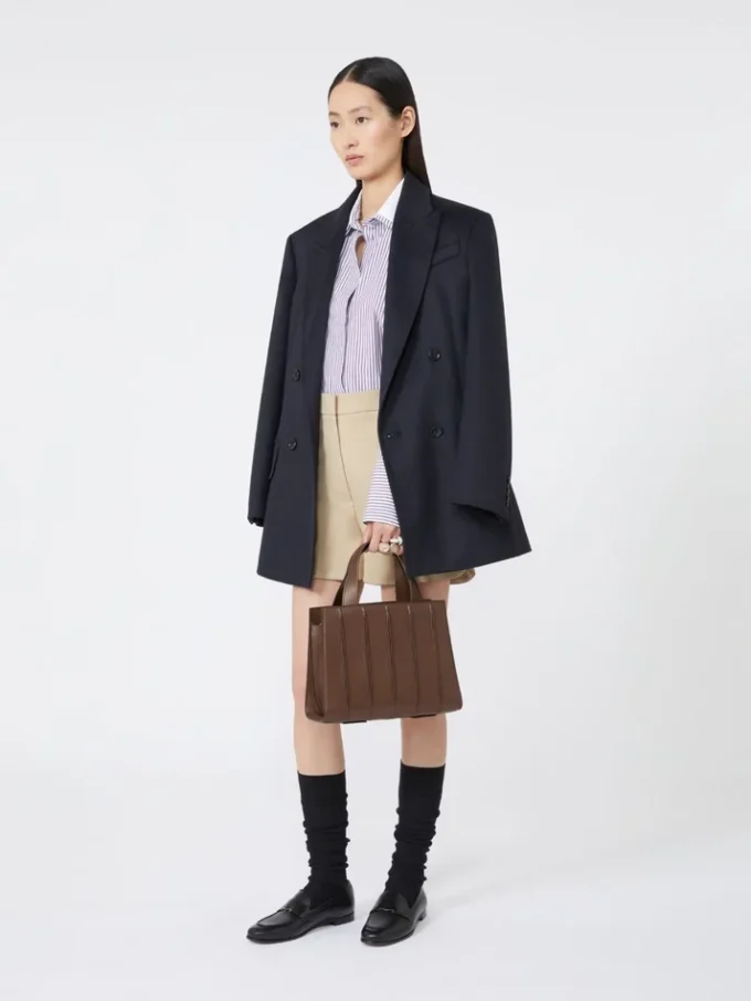 Torebka Max Mara Whitney 5 – średnia, bursztynowo-brązowa Torebka Max Mara Whitney 5 – średnia, bursztynowo-brązowa