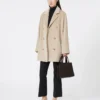 Torebka Max Mara Whitney 5 – średnia, ciemnobrązowa