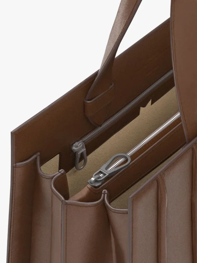 Torebka Max Mara Whitney 7 – duża, bursztynowo-brązowa Torebka Max Mara Whitney 7 – duża, bursztynowo-brązowa