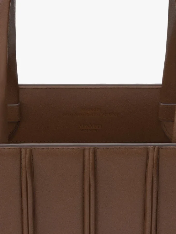 Torebka Max Mara Whitney 7 – duża, bursztynowo-brązowa Torebka Max Mara Whitney 7 – duża, bursztynowo-brązowa