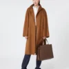 Torebka Max Mara Whitney 7 – duża, bursztynowo-brązowa Torebka Max Mara Whitney 7 – duża, bursztynowo-brązowa