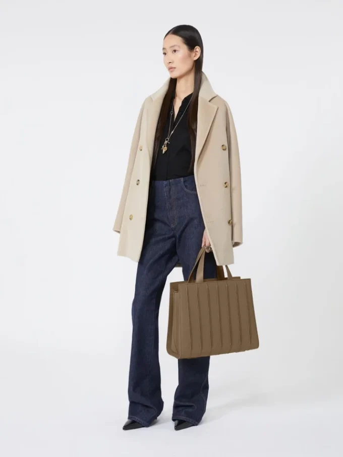 Torebka Max Mara Whitney 7 – duża, w kolorze camelowym Torebka Max Mara Whitney 7 – duża, w kolorze camelowym