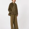 Wełniane spodnie dresowe, kolor khaki Wełniane spodnie dresowe, kolor khaki